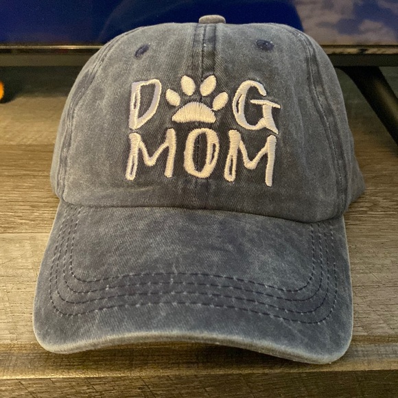 Navy blue DOG MOM hat. - Picture 1 of 2